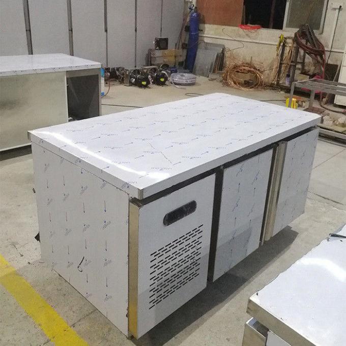 2 Door 1.8m Commercial Stainless Steel Refrigerator Freezer 0