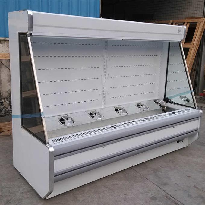 CE 1850W Commercial Open Display Fridge for Vegetable 0